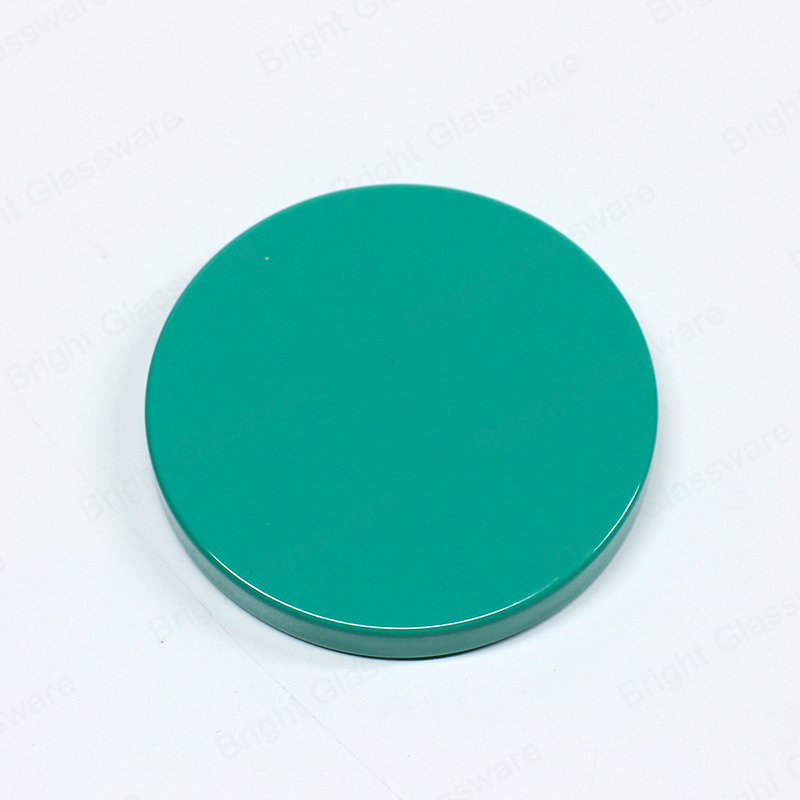custom color round candle lid iron cap